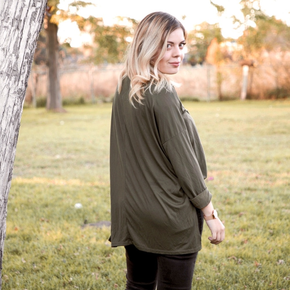 Maternity Olive Green Top